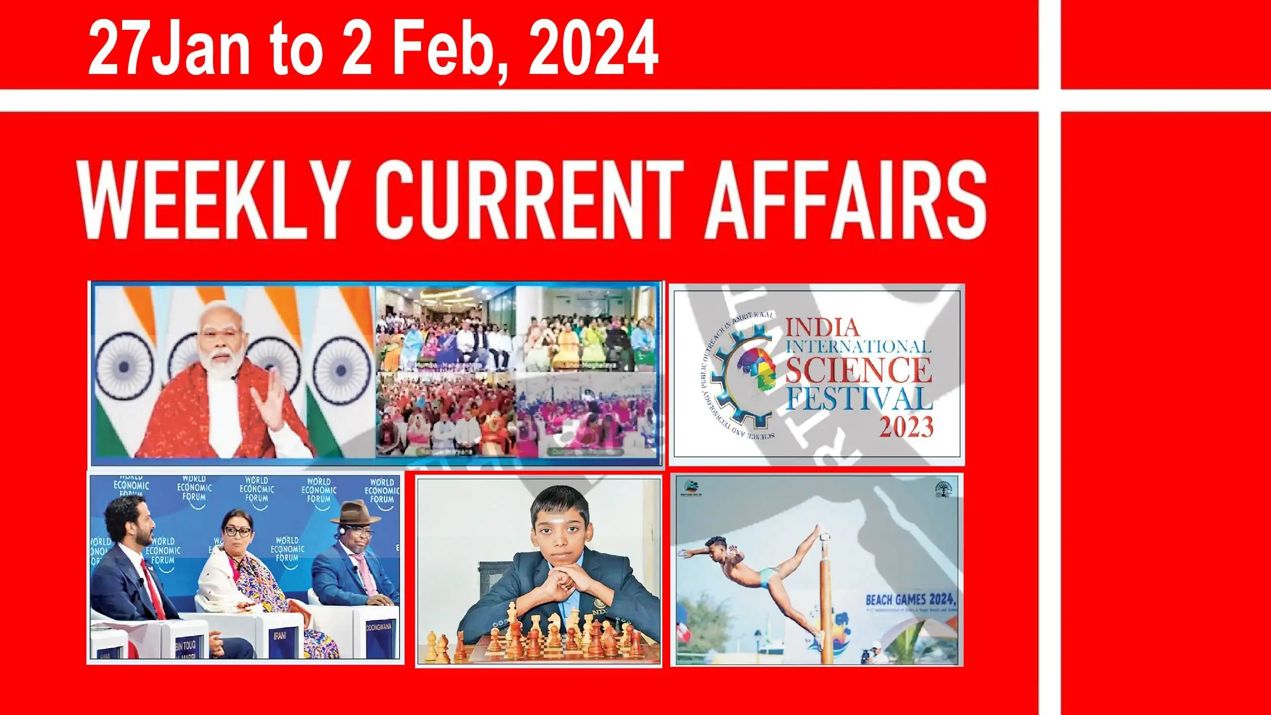 Weekly Current Affairs EP2 27 Jan to 02 Feb 2024