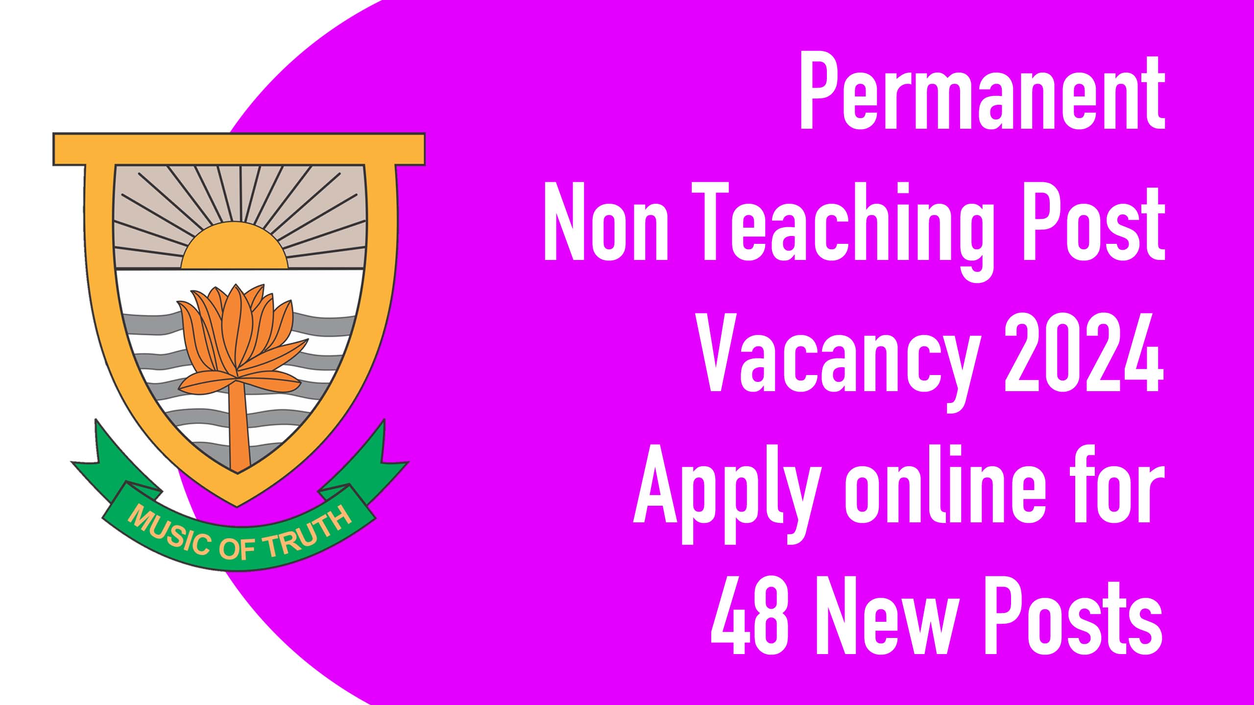 Hindu College Permanent Non Teaching Post Vacancy 2024, Apply online for 48 New Posts
