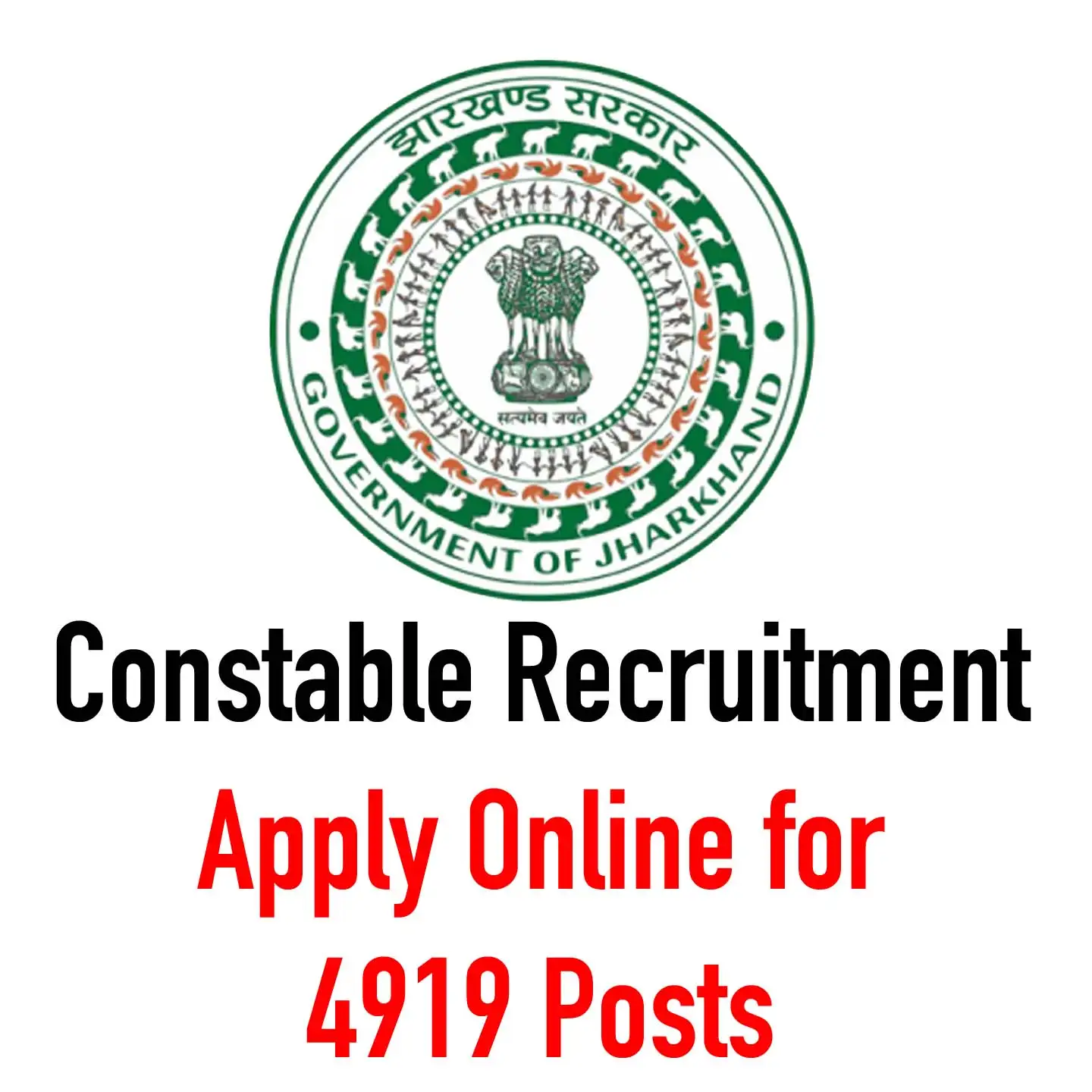 JSSC Constable Recruitment Notification 2024 | Apply Online for 4919 Posts
