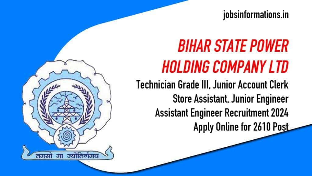 Bihar State Power Holding Company Vacanc...