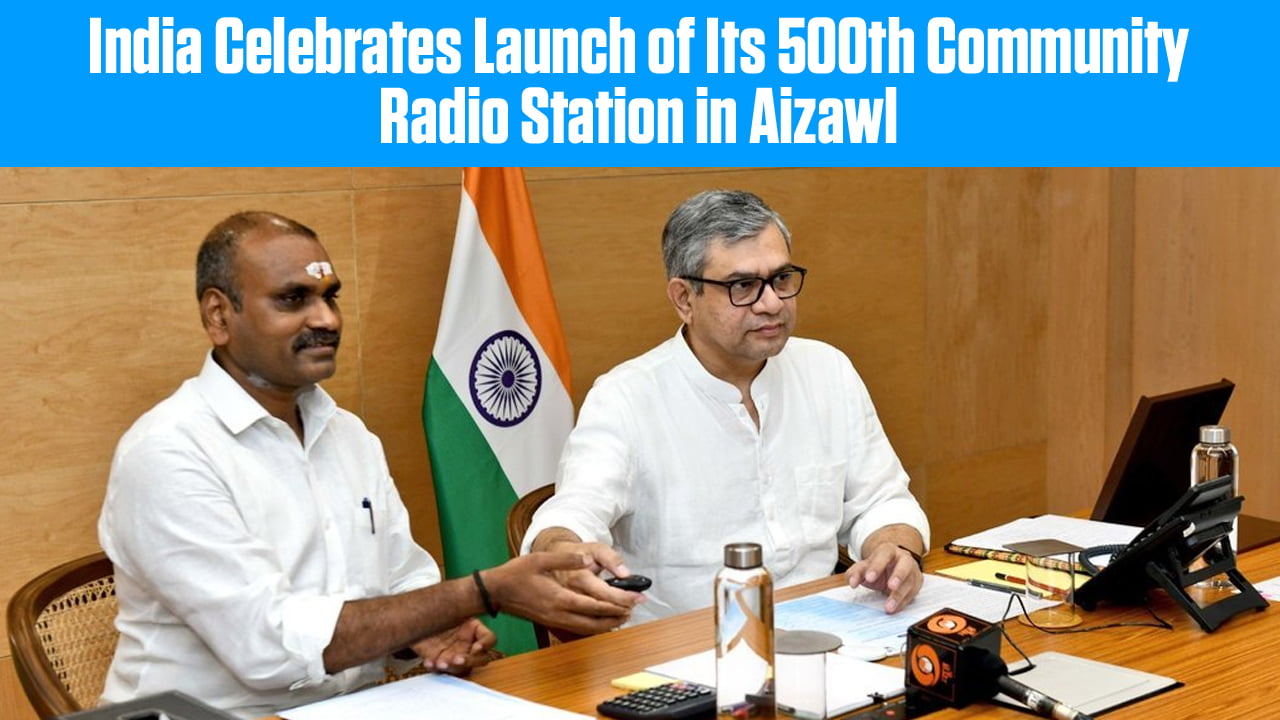 India celebrates the launch of its 500th community radio station in Aizawl