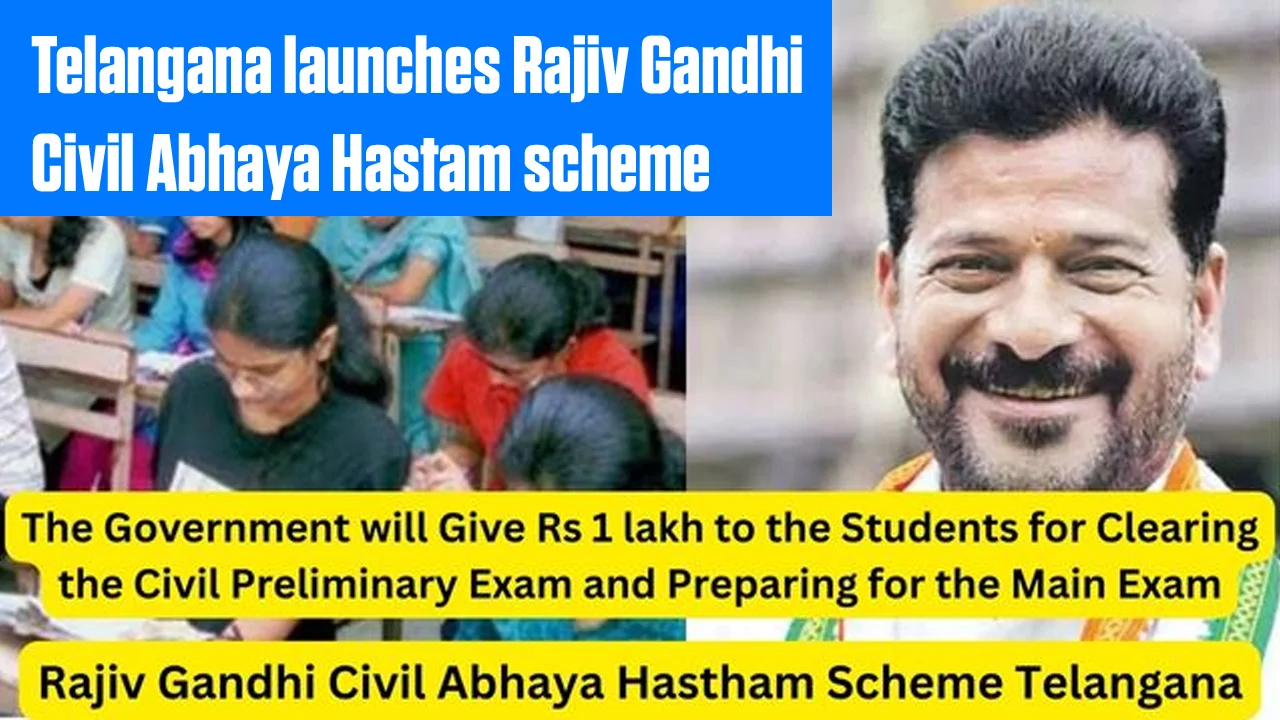 Telangana launches Rajiv Gandhi Civil Abhaya Hastam scheme